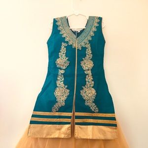 Green lehenga for sale age 4-6 year old girls